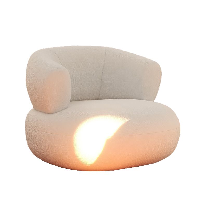 Mid-Century Modern Armless Accent Chair Leather Accent Room Chair for Living Room