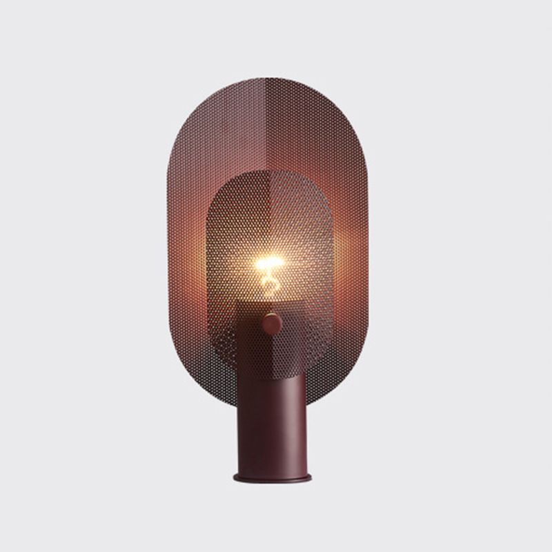 Creative Oval Table Light Postmodern Metal 1 Bulb Living Living Room Night Stand Lampe