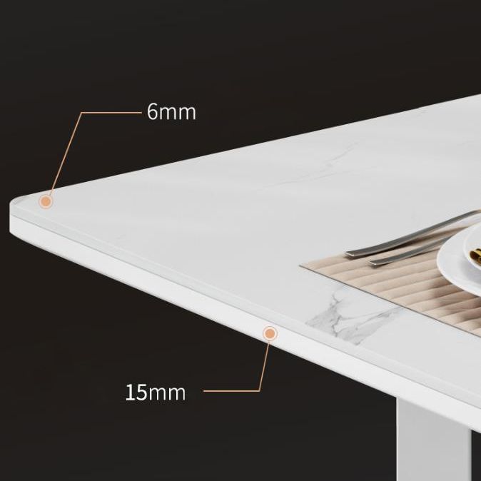 Contemporary Folding Furniture Stone Pedestal Dining Site Table for Home (only Table)