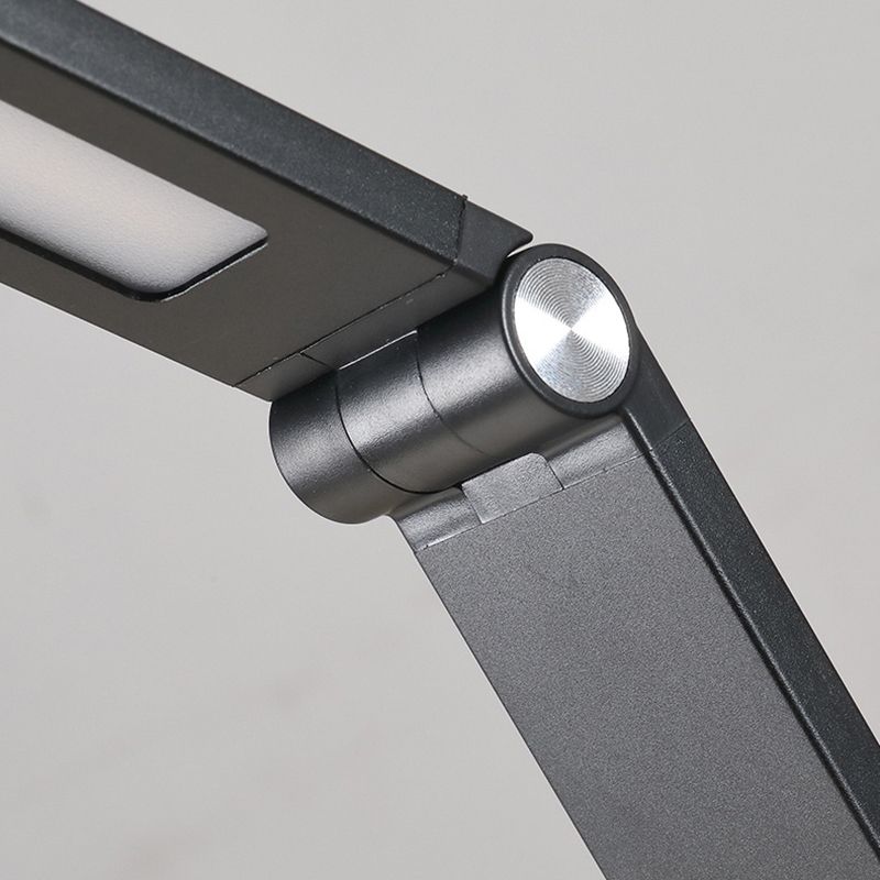 1 tavolo lineare leggero leggero modernismo lampade da tavolo notturno in metallo per la sala di studio in nero