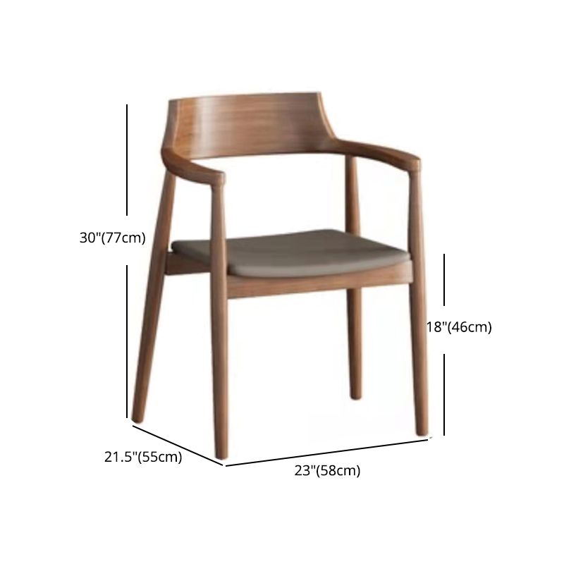 1/2/4/7 Pcs Wood Modern Dining Room Set with Round Table and Wood Chairs Dinette Set