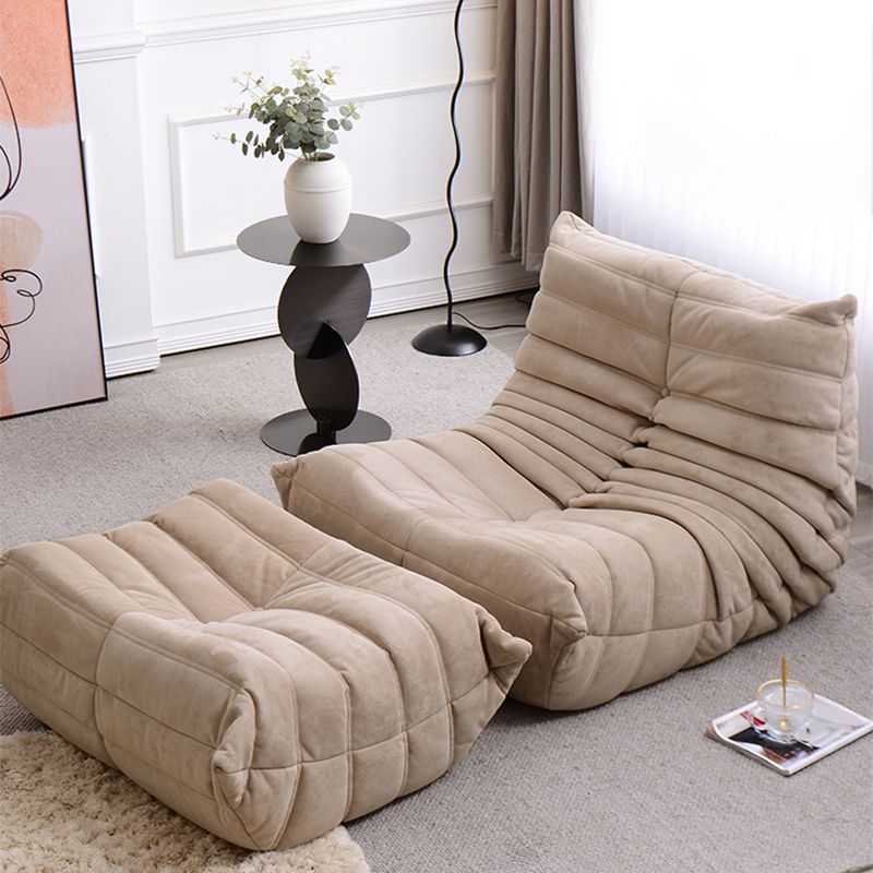 Contemporary Parsons Chair with Sewn Pillow Back Armless Chair