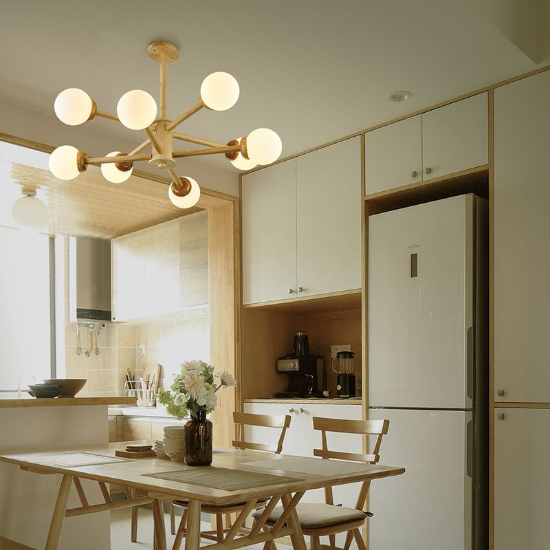 Globe Chandelier Pendant Light Modern Multi-Head Chandelier Lamps Fixtures for Living Room