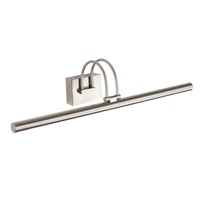 Metal lineare a forma di parete sconce moderno stile singolo specchio a parete luce montata