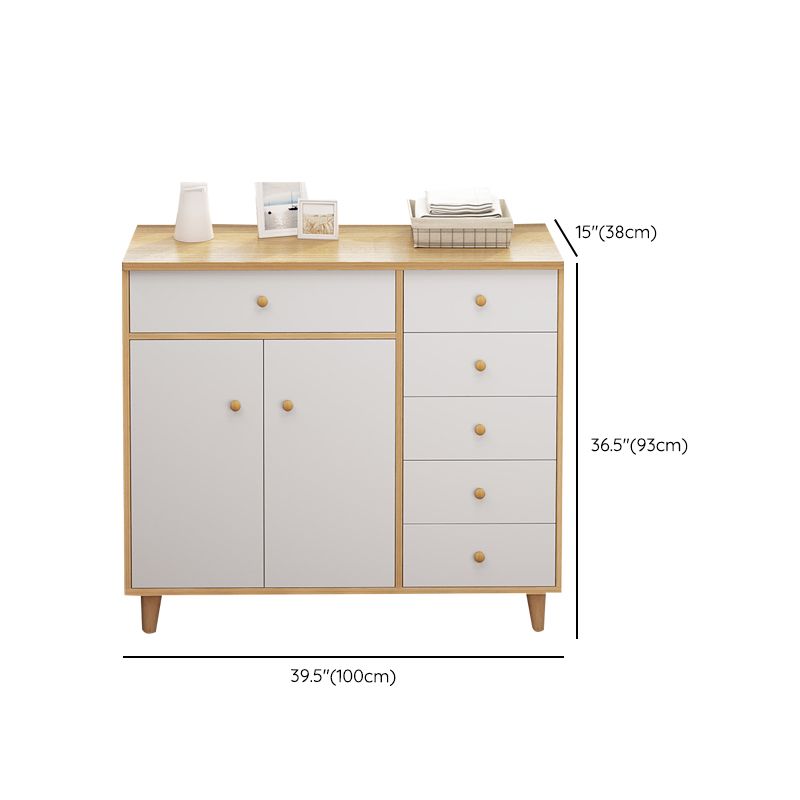 14.82-inch Width Modern Storage Chest Manufactured Wood Dresser