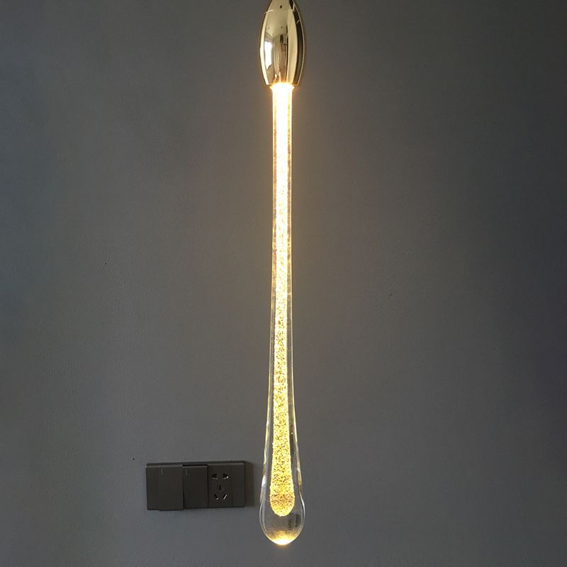 Luz de múltiples techo de gotas Luz de colgante de clúster de cristal contemporáneo con cordón colgante para restaurante