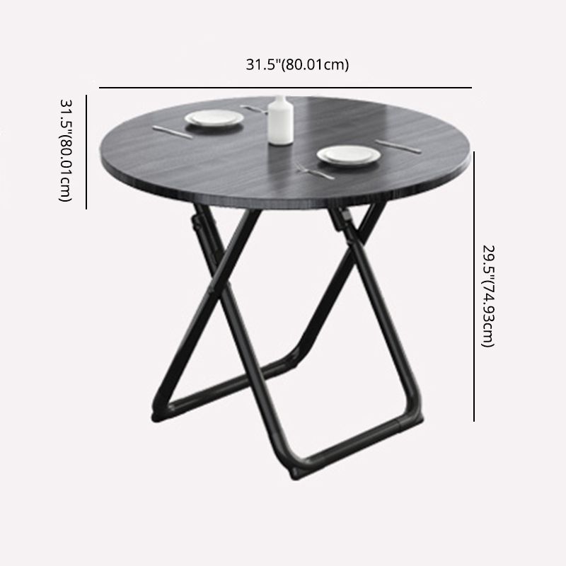 Foldable Sintered Solid Wood Kitchen Table Set with Double Pedestal Base Furniture for Home Use