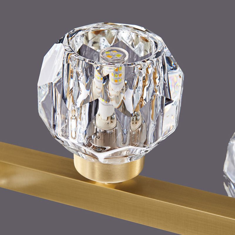 Contemporary Gold Hanging Light Crystal Island Light Fixture with Shade for Dining Table