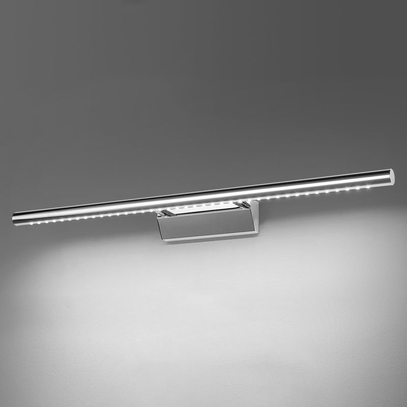 Silver Simplicity Vanity Wall Light Fixtures LED Wall Light Mirror Front Light