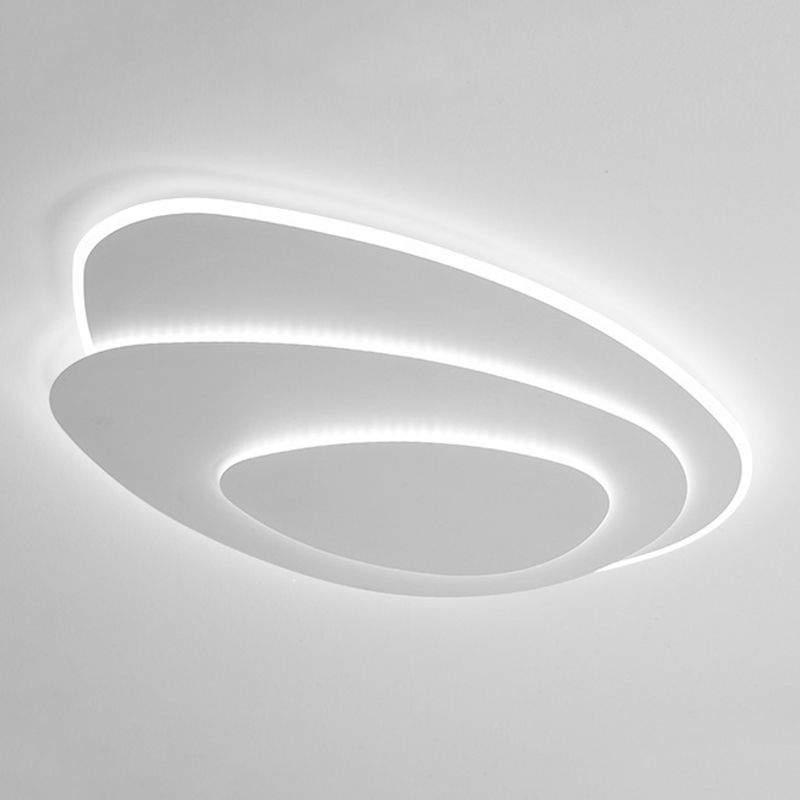 White LED Flush Mount Lighting Modernism Ceiling Light for Foyer