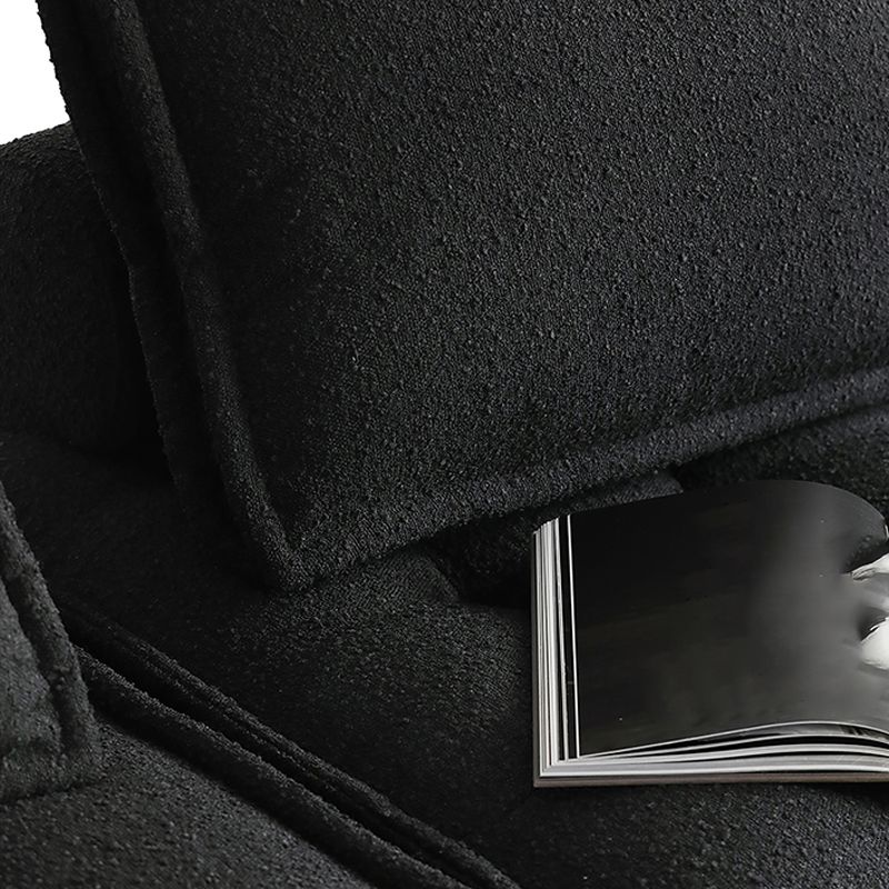 Modern Sofa with Bolster Pillows Armless Settee for Bonus Room