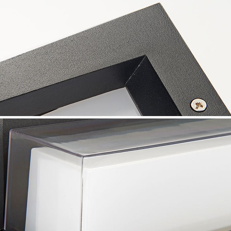 2 dimensioni per la lampada moderna opzionale per illuminazione calda/bianca esterna