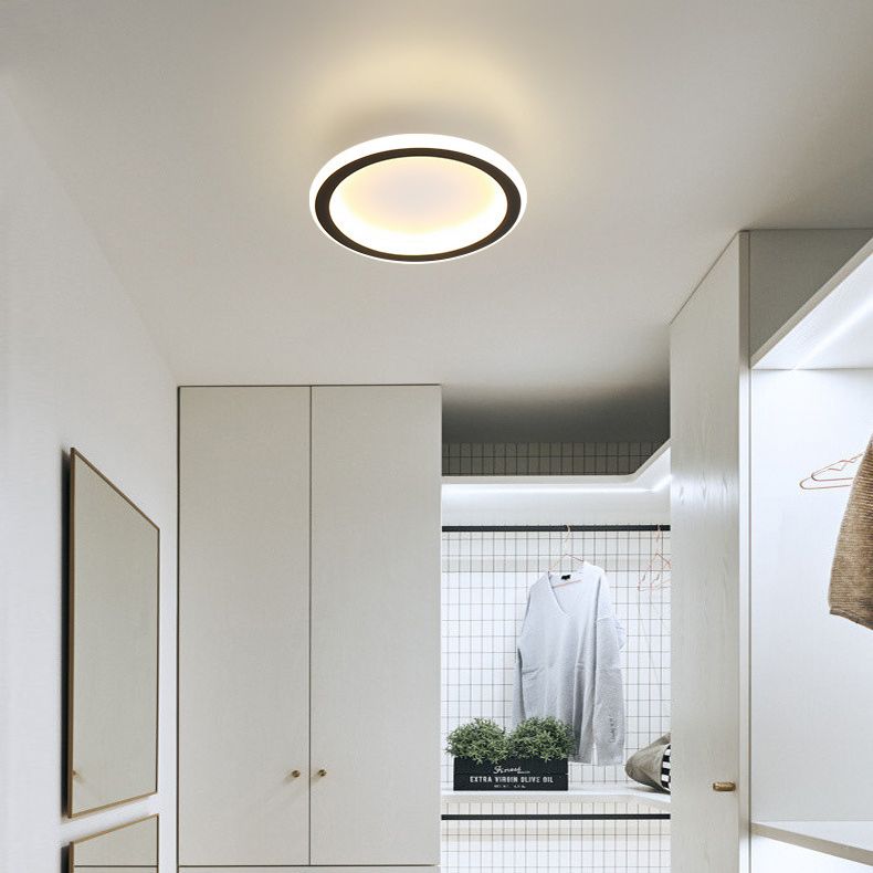 Ultra-Thin Flush Mount Ceiling Light Fixture Modern Minimalist Style Acrylic Flush Ceiling Lights