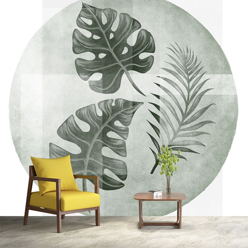 Environmental Illustration Mural Wallpaper Monstera Indoor Wall Mural