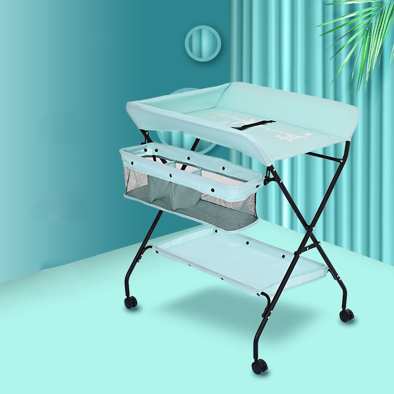 Modern Changing Table  Folding Baby Changing Table with Basket