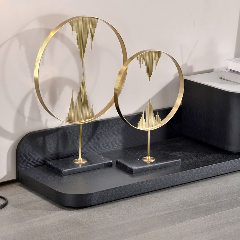 Modern Media Console TV Stand Stone Media Console with 3 Drawers