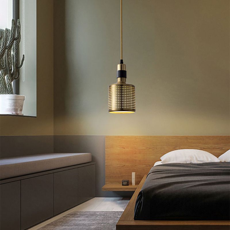 Metal Contemporary Pendant Light 1-Light Hanging Ceiling Light for Dining Room