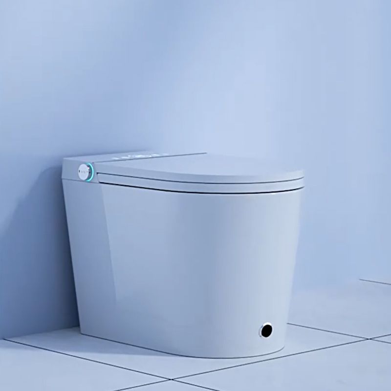 Contemporary Floor Mounted Toilet Heated Seat Included Urine Toilet for Bathroom