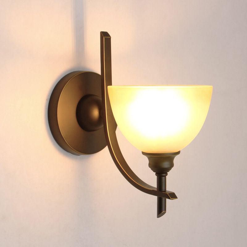 Geometric Shape Glass Vanity Sconce Light Modern Vanity Mirror Lights in Black