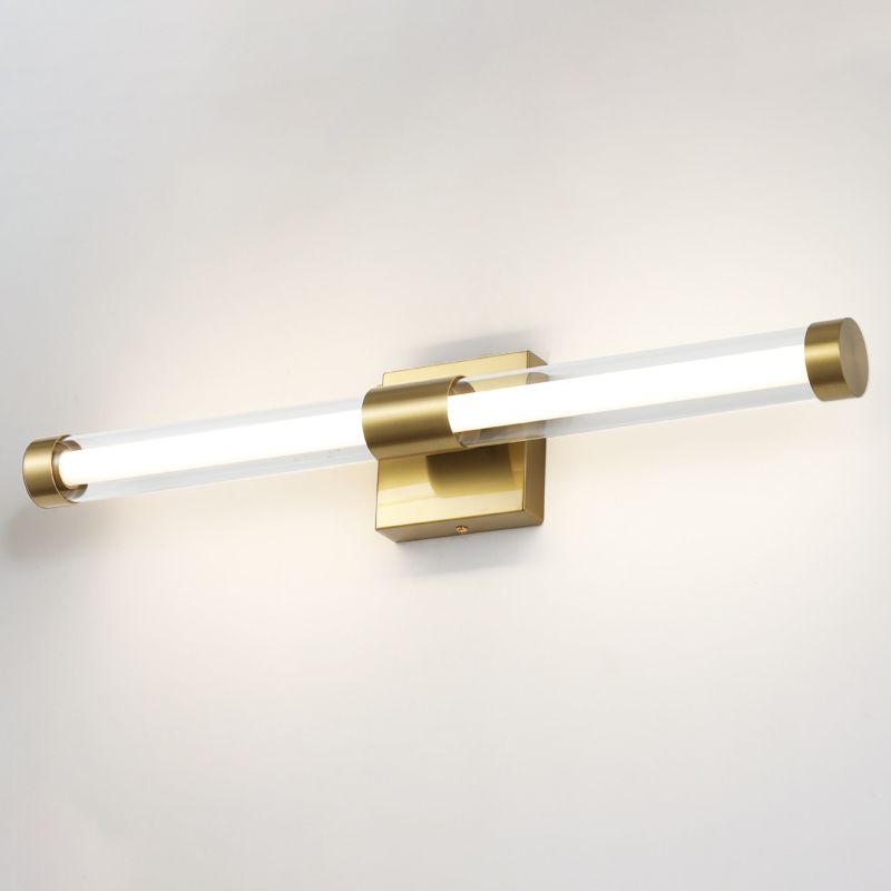 Contemporary Mirror Front Lighting LED Vanity Wall Light Fixtures with Acrylic Shade