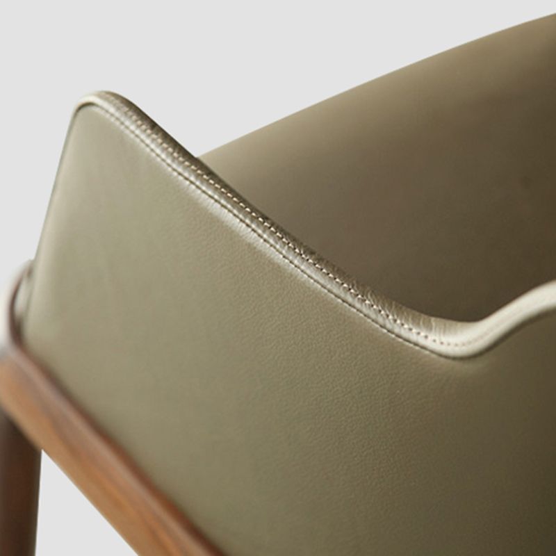 Sillas de comedor de madera de estilo moderno, sillas laterales con brazo para cocina