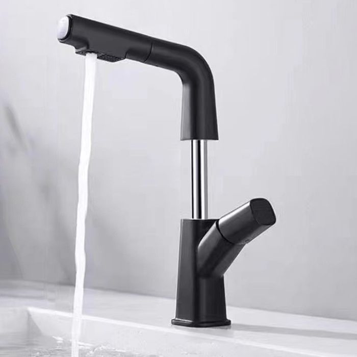 Widespread Sink Faucet Modern Faucet with Single Knob Handle