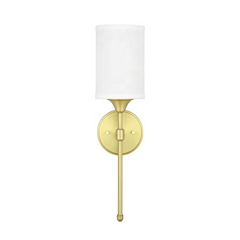 Simple Geometric Wall Lamps Fabric Wall Light Fixtures for Bedroom