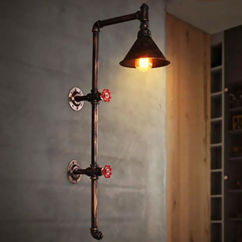 Black crayon bras applique luminaire