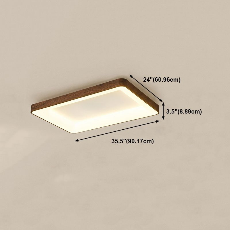 Luz de techo de montaje geométrico LED moderno LED FLUSH TECILE DE TECOLO DE MONTAJE
