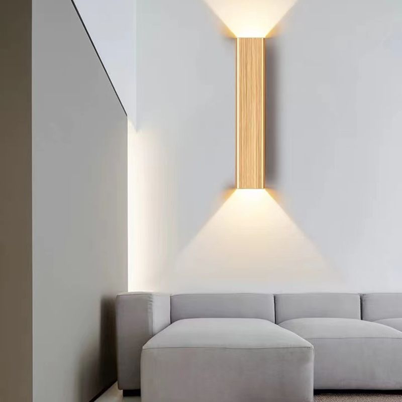 Metal Rectangle Wall Mount Lamp Simple Wall Mounted Light Fixture