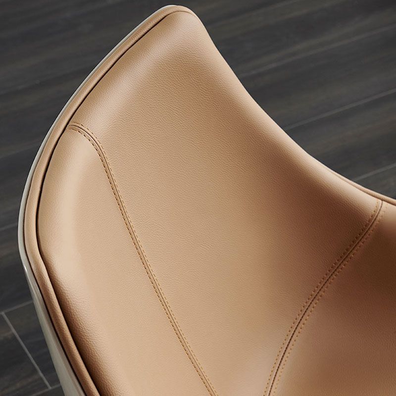 Silla de comedor de metal de estilo moderno, sillas laterales con brazo de comedor para cocina (juego de 2)