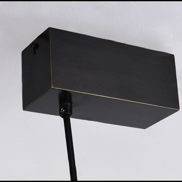 Linear Over Island Lighting Metal Modern Simplicity Hanging Island Lights for Restaurant