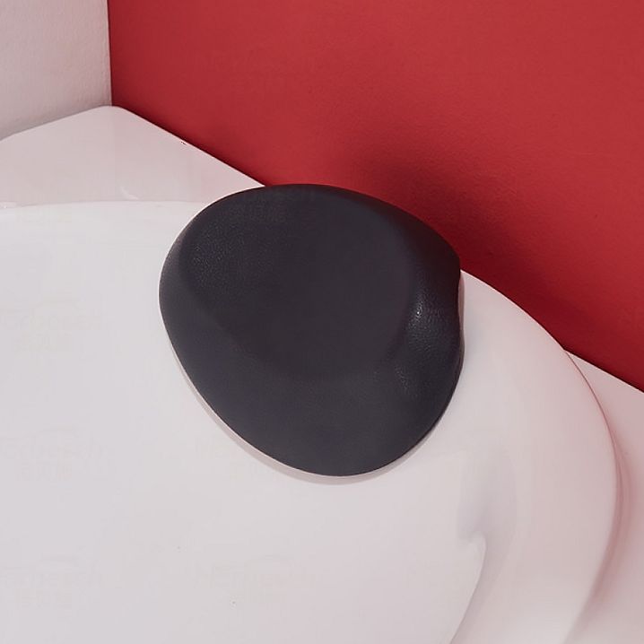 Acrylic Corner Bathtub Soaking White Modern Back to Wall Bath