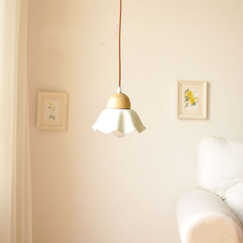 Éclairage d'éclairage en bois Kit de pendentif nordique moderne pour salle à manger