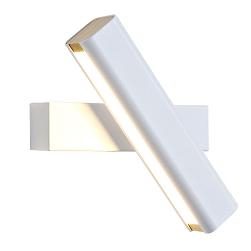 Contemporary Simple Metal Wall Sconce 1 Light Rectangular Wall Light for Living Room