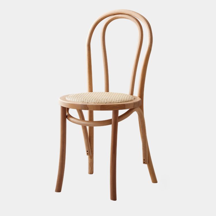 Les chaises contemporaines en hêtre massif ont placé les chaises de salle à manger de cuisine arrière de Windsor