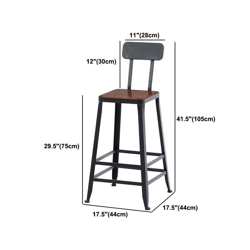 Industrial 1/6/11 Pieces Bar Table Set Rectangle Pine Wood Counter Table with High Stools