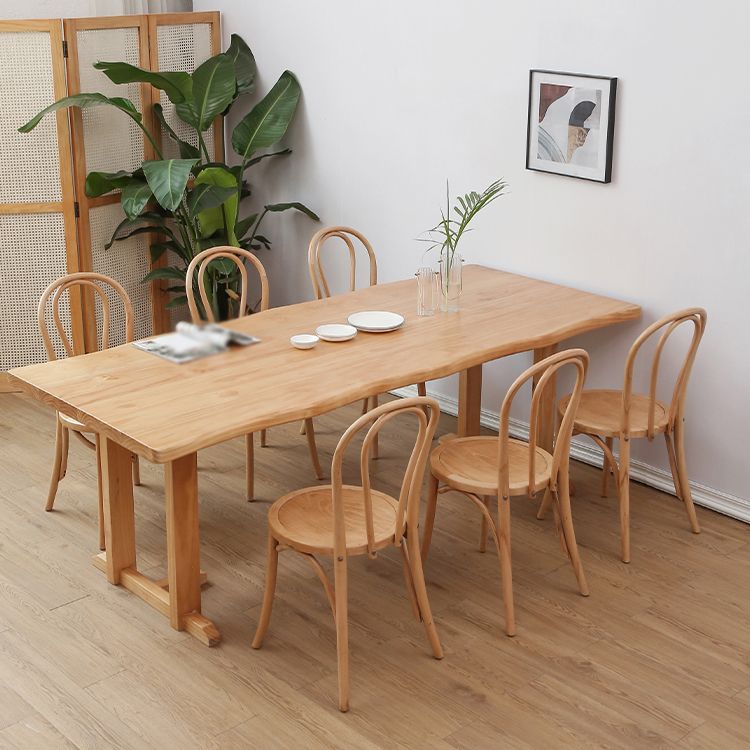 Modern 1/2/5/7 stukken eetgelegenheidset massief houten dinermeubelset/aparte items