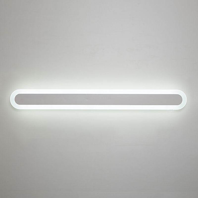 Single Light Linear Shape Wall Lighting Modern Style Metal Wall Lighting Fixtures