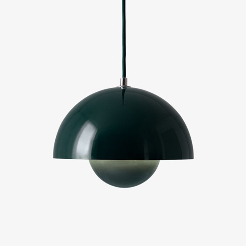 Postmoderne Kuppel Anhänger Lampe Metall 1-Licht-Licht für Esszimmer