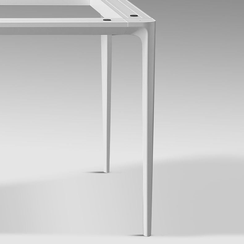 Rectangle Dining Furniture Set 1/4/5/6/7 Pieces Modern Sintered Stone Table Armless Chairs