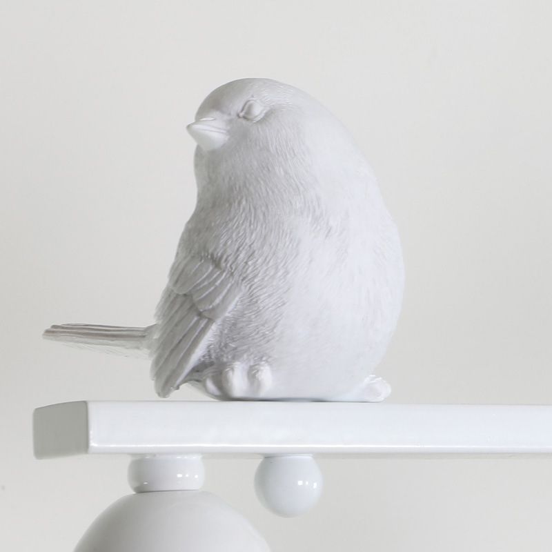 Diseño moderno de iluminación de la isla blanca de 3 luces con sombra de vidrio transparente