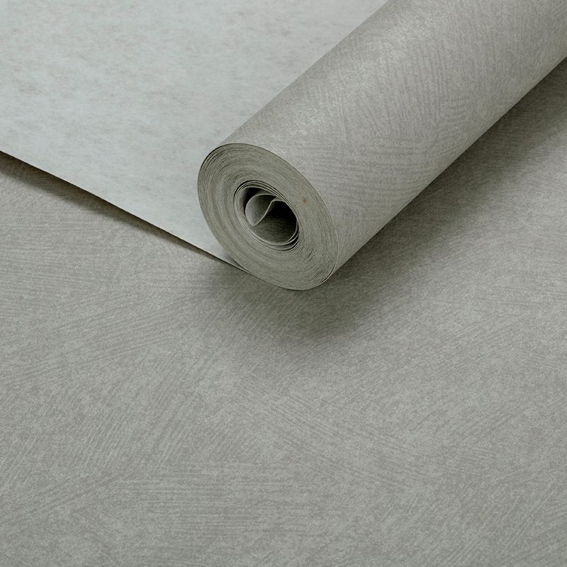 Pastel Color Solid Wallpaper Roll Water Resistant Contemporary Bedroom Wall Covering