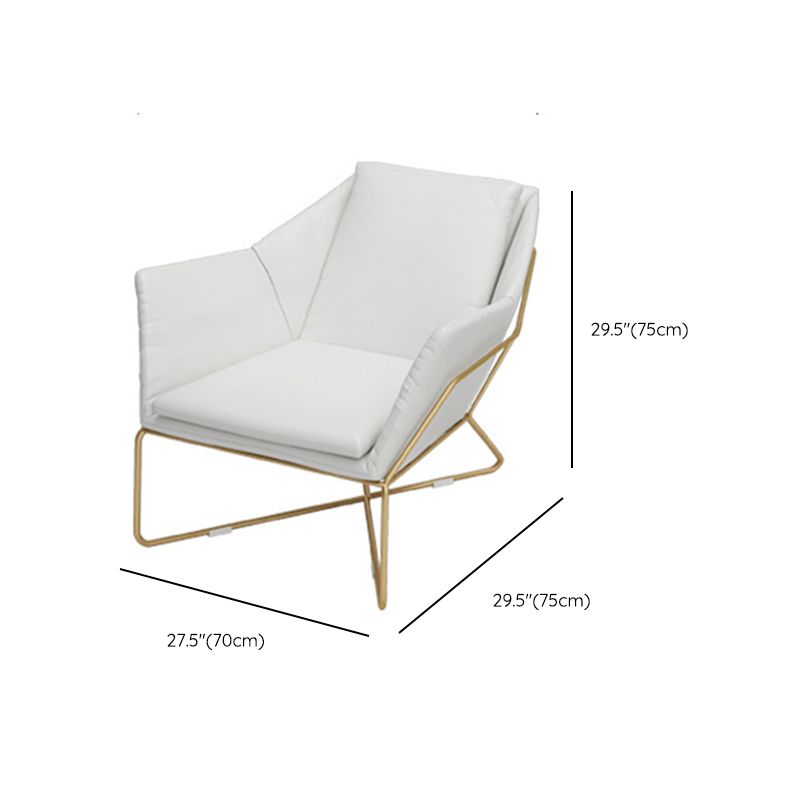 Faux Leather Seating Tight Back Tuxedo Arm Sofa Contemporary in Ivory