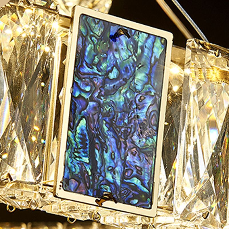 Moderne ronde kroonluchter verlichtingsarmaturen Multi-tier hangende hangende lampen