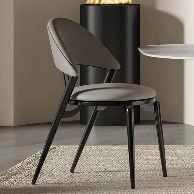 Industrial Side Chair Open Back Dining Room Chair for Dining Room