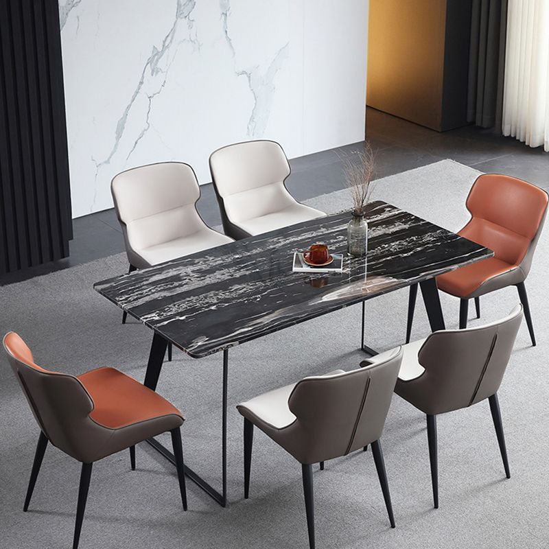 Silla tapizada con respaldo industrial interior del comedor del metal de la silla del brazo