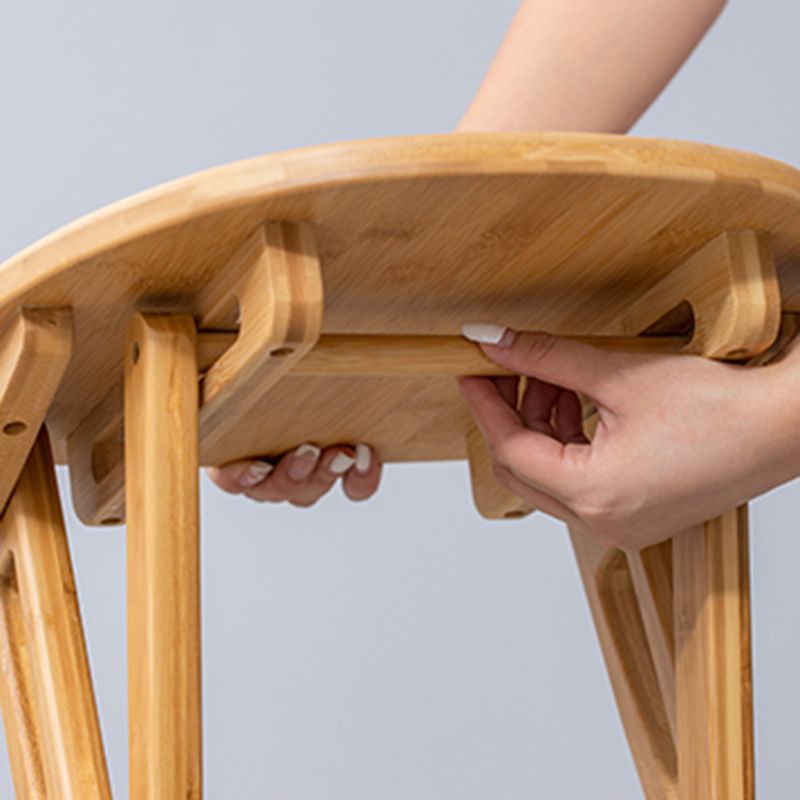 Indoor Minimalism Armless Wood Barstools Folding Counter Stools, 1 Piece