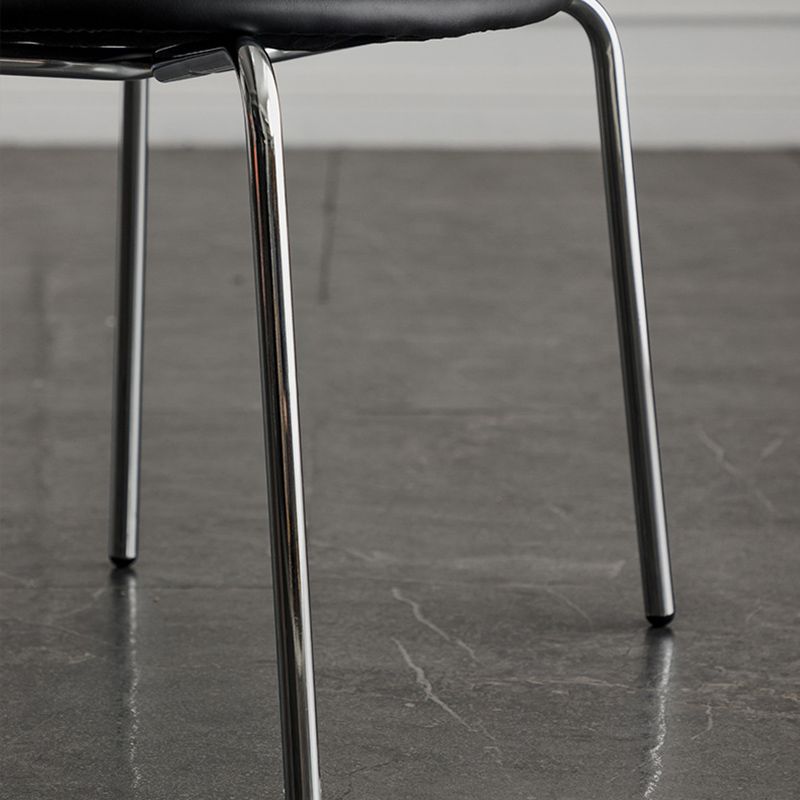 Contemporary Style Side Chair Open Back Dining Room Chair for Home