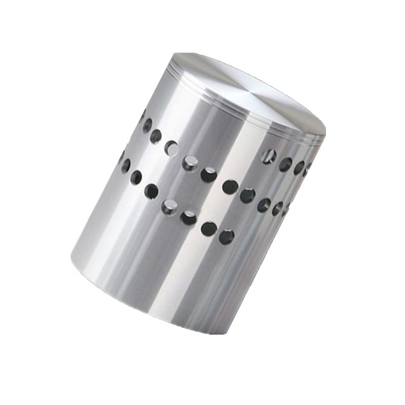 Kit d'éclairage mural à tourbillon 3D moderne Metal Wine Pub RGB Changer lampe à lampe à LED en Chrome